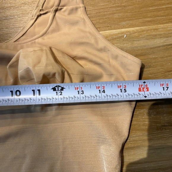 FLEXEES Shapewear Tank Top Bodysuit‎ Beige 2XL 2TG 2XG Tummy Control - Picture 6 of 9